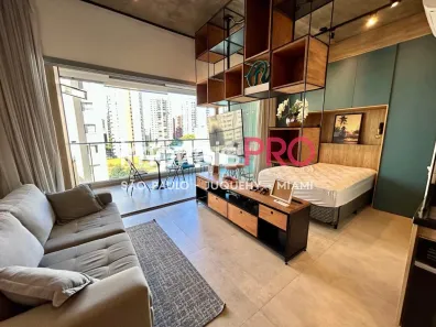 Apartamento com 1 Quarto para alugar, 45m² no Indianópolis, São Paulo
