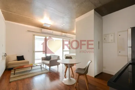 Apartamento com 1 Quarto para alugar, 60m² no Itaim Bibi, São Paulo