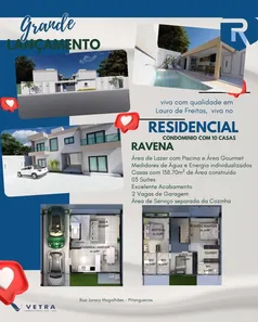 Casa de Condomínio com 3 Quartos à venda, 138m² no Pitangueiras, Lauro de Freitas