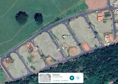 Lote/Terreno à venda, 211m² no Jardim do Bosque 2, Palestina