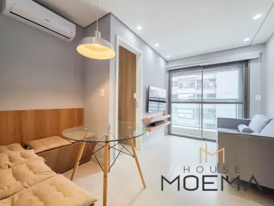 Apartamento com 1 Quarto para alugar, 35m² no Indianópolis, São Paulo
