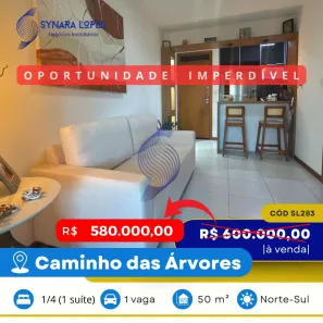 Apartamento com 1 Quarto à venda, 50m² no Caminho das Árvores, Salvador