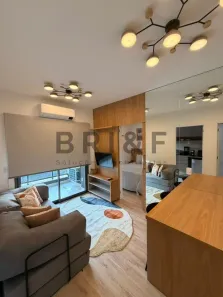 Apartamento com 1 Quarto para alugar, 38m² no Brooklin Paulista, São Paulo