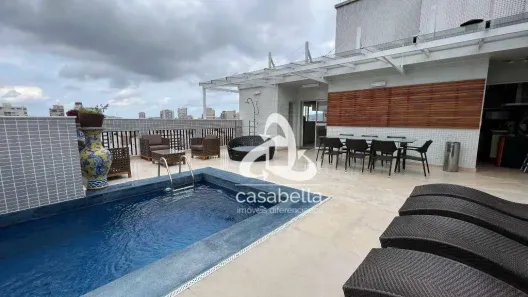 Cobertura com 3 Quartos para alugar, 405m² no Gonzaga, Santos