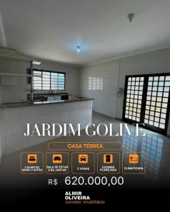 Casa com 3 Quartos à venda, 200m² no Jardim Golive, Sertãozinho