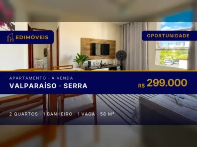 Apartamento com 2 Quartos à venda, 58m² no Valparaíso, Serra