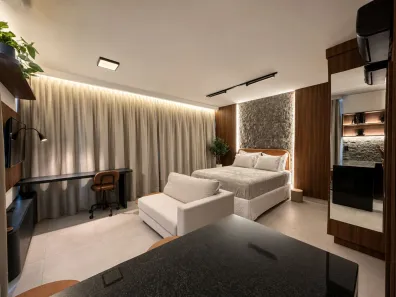 Apartamento com 1 Quarto para alugar, 40m² no Jardim Paulistano, São José do Rio Preto