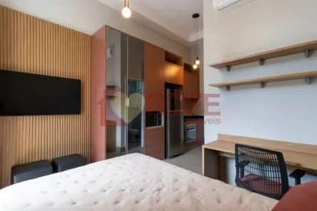 Apartamento com 1 Quarto para alugar, 27m² no Moema, São Paulo