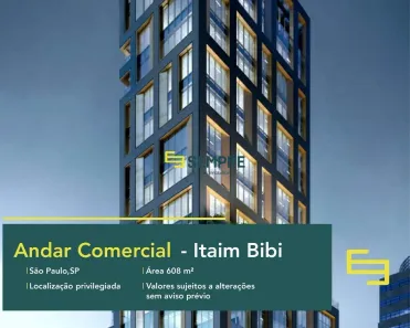 Imóvel Comercial para alugar, 608m² no Itaim Bibi, São Paulo