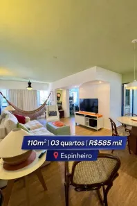 Apartamento com 3 Quartos à venda, 110m² no Espinheiro, Recife