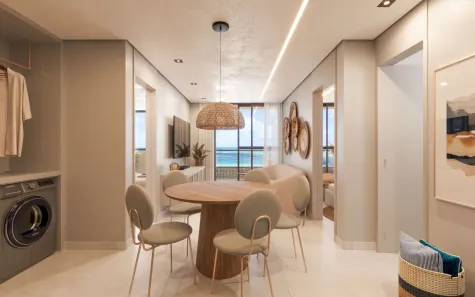 Apartamento com 2 Quartos à venda, 63m² no Ponta de Campina, Cabedelo