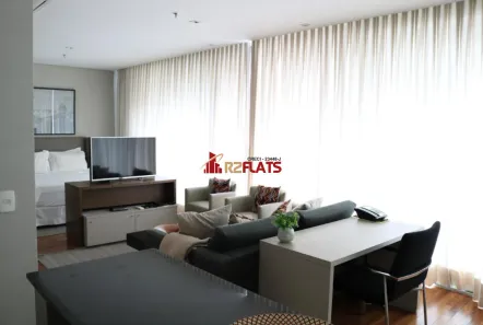Flat com 1 Quarto para alugar, 68m² no Vila Olímpia, São Paulo