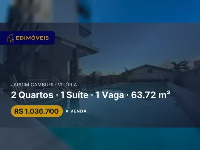 Apartamento com 2 Quartos à venda, 63m² no Jardim Camburi, Vitória