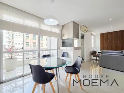 Apartamento com 1 Quarto para alugar, 70m² no Indianópolis, São Paulo