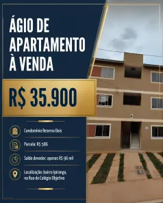 Apartamento com 2 Quartos à venda, 46m² no Ypiranga, Valparaíso de Goiás