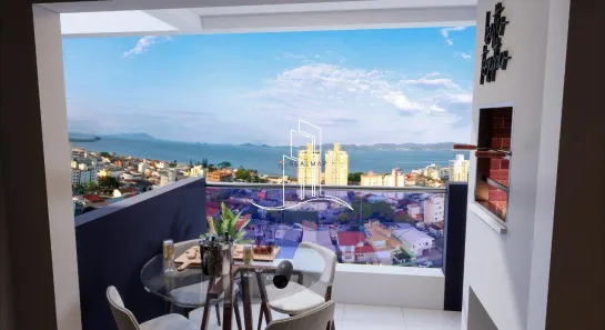 Apartamento com 2 Quartos à venda, 75m² no Barreiros, São José