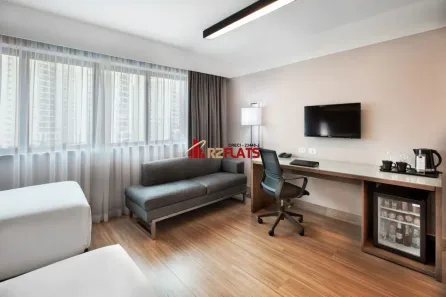 Flat com 1 Quarto à venda, 28m² no Indianópolis, São Paulo