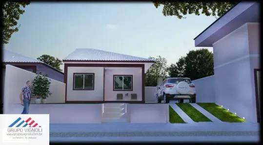Casa de Condomínio com 2 Quartos à venda, 80m² no Aterrado (Bacaxá), Saquarema