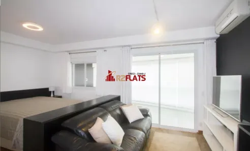 Flat com 1 Quarto para alugar, 50m² no Cidade Monções, São Paulo