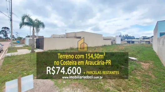 Lote/Terreno à venda, 155m² no Costeira, Araucária