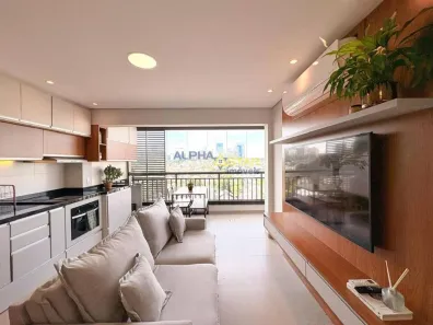 Apartamento com 1 Quarto para alugar, 46m² no Dezoito do Forte Empresarial/Alphaville., Barueri