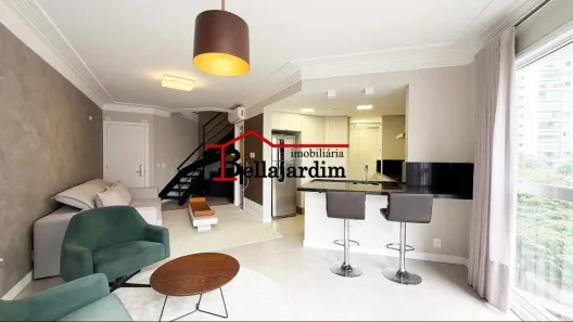 Apartamento com 1 Quarto para alugar, 90m² no Jardim, Santo André