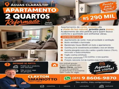Apartamento com 2 Quartos à venda, 57m² no Norte, Brasília