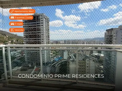 Apartamento com 3 Quartos para alugar, 96m² no Centro, Nova Iguaçu