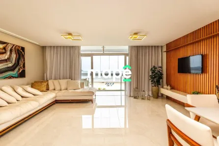 Apartamento com 3 Quartos para alugar, 126m² no Gonzaga, Santos