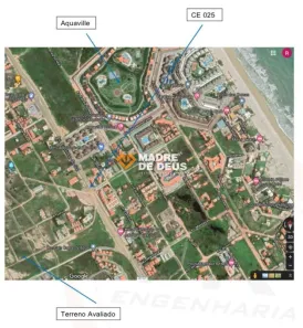 Lote/Terreno à venda, 1250m² no Porto das Dunas, Aquiraz