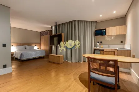 Flat com 1 Quarto para alugar, 42m² no Jardim Europa, São Paulo