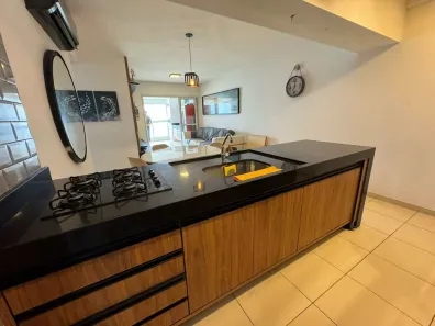 Apartamento com 3 Quartos para alugar, 101m² no Tupi, Praia Grande