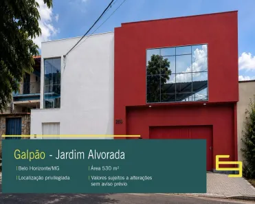 Galpão/Depósito/Armazém à venda, 530m² no Jardim Alvorada, Belo Horizonte