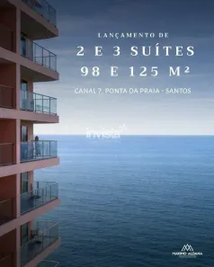 Apartamento com 2 Quartos à venda, 99m² no Ponta da Praia, Santos
