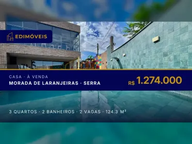 Casa com 3 Quartos à venda, 124m² no Morada de Laranjeiras, Serra