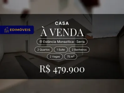 Casa com 2 Quartos à venda, 75m² no Estância Monazítica, Serra