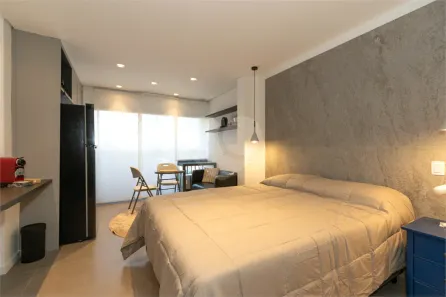 Apartamento com 1 Quarto para venda ou aluguel, 27m² no Sumaré, São Paulo