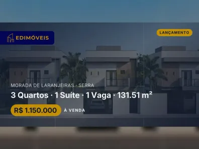 Casa com 3 Quartos à venda, 131m² no Morada de Laranjeiras, Serra