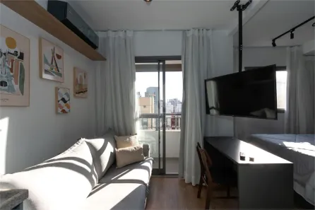 Apartamento com 1 Quarto para alugar, 24m² no Vila Nova Conceição, São Paulo