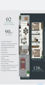 Sobrado com 2 Quartos à venda, 90m² no Morretes, Itapema