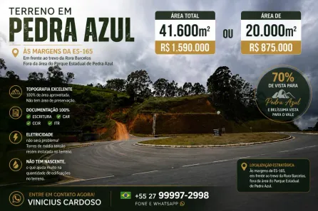 Lote/Terreno à venda, 41631m² no Aracê, Domingos Martins