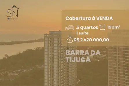 Cobertura com 3 Quartos à venda, 190m² no Barra da Tijuca, Rio de Janeiro