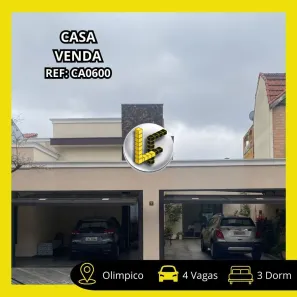 Casa com 3 Quartos à venda, 210m² no Olímpico, São Caetano do Sul