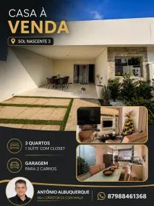 Casa de Condomínio com 3 Quartos à venda, 200m² no Centro, Petrolina
