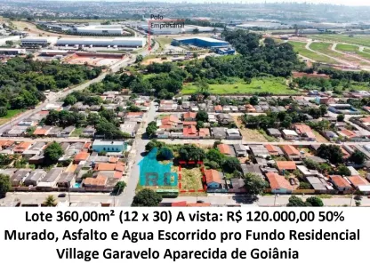 Lote/Terreno à venda, 360m² no Residencial Village Garavelo - 2ª Etapa, Aparecida de Goiânia