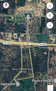 Lote/Terreno à venda, 40000m² no Plano Diretor Sul, Palmas