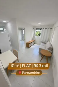 Apartamento com 1 Quarto para alugar, 31m² no Parnamirim, Recife
