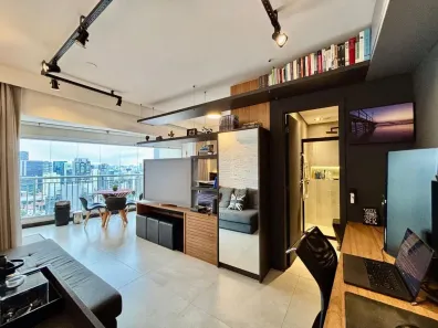Apartamento com 1 Quarto para venda ou aluguel, 35m² no Pinheiros, São Paulo