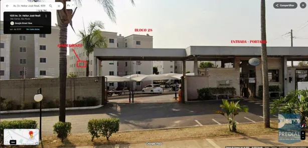 Apartamento com 2 Quartos à venda, 44m² no Distrito Industrial Miguel Abdelnur, São Carlos