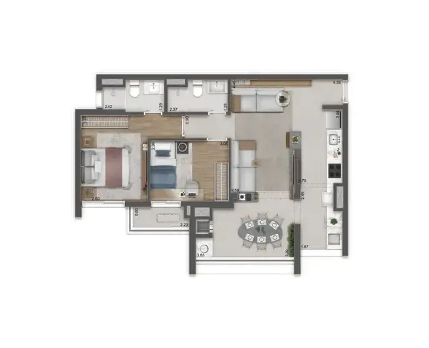 RAIZES RESERVE - APARTAMENTOS no Vila Prudente, São Paulo